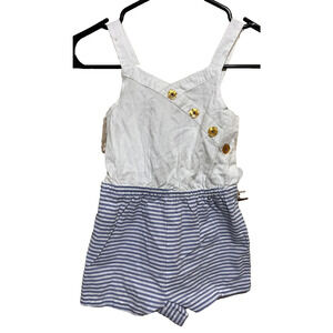 EMMA'S GARDEN Summer romper with shorts for a girl Size 18-24M Cotton A001804